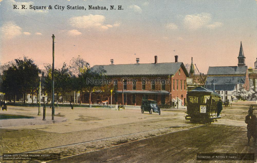 Railroad Square and City Station, Nashua, New Hampshire